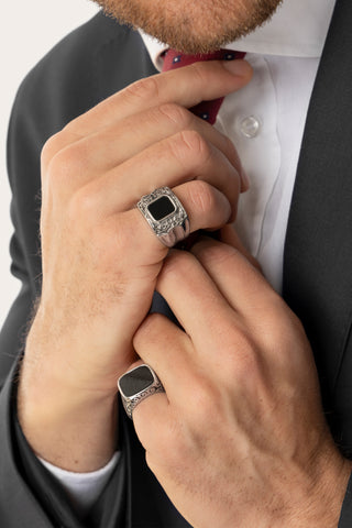 ANELLO CHEVALIER BLACK