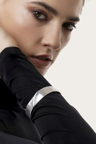 BRACCIALE FASCIA MARTELLATO 1CM