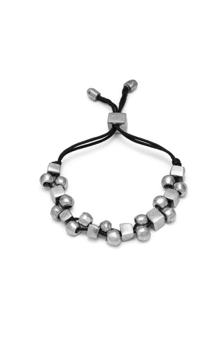 BRACCIALE FILO SFERE/CUBI