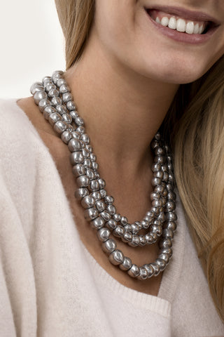 COLLANA 3 FILI SFERE