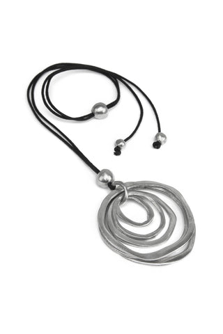 CIONDOLO 5 GRANDI CERCHI IRREGOLARI