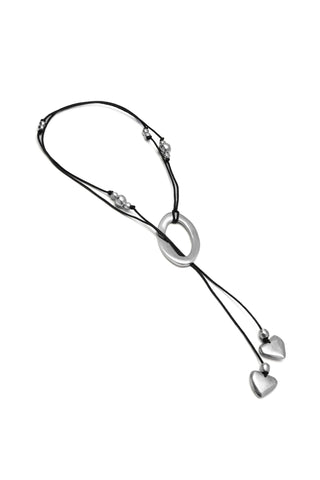 PENDENTE OVALE/CUORI