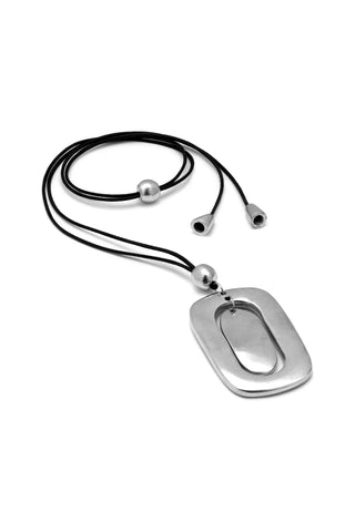 PENDENTE RETTANGOLO OVALE