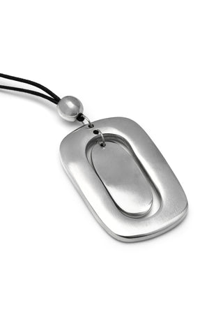 PENDENTE RETTANGOLO OVALE