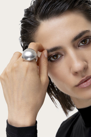 ANELLO BOMBATO LISCIO MEDIO