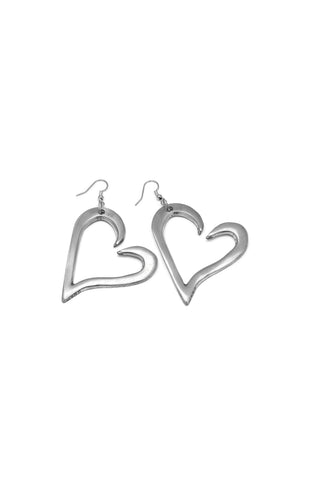 ORECCHINI CUORE CUT OUT