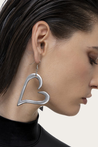 ORECCHINI CUORE CUT OUT