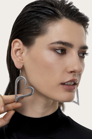 ORECCHINI CUORE CUT OUT