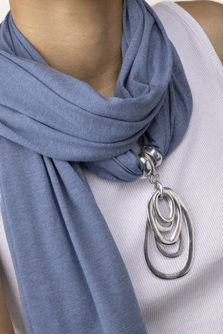 SCIARPA GIOIELLO 5 OVALI