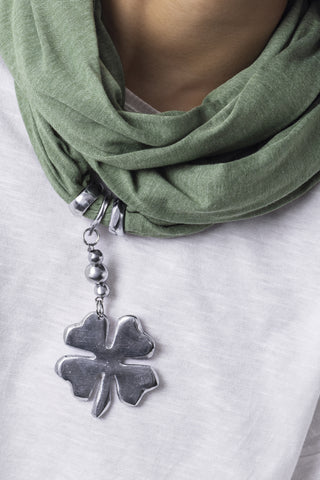 SCIARPA GIOIELLO QUADRIFOGLIO