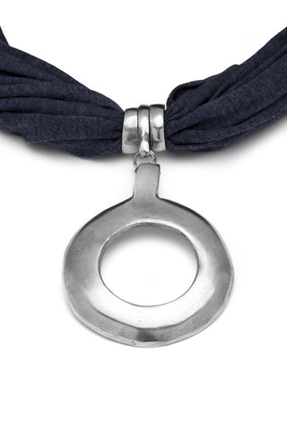 SCIARPA GIOIELLO TONDO CUT OUT