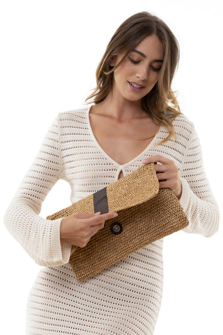 POCHETTE RAFIA HELLEN