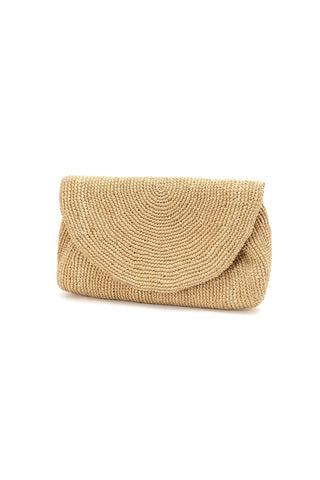 POCHETTE RAFIA MEZZALUNA