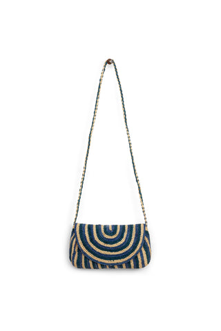 POCHETTE RAFIA MEZZALUNA