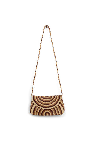 POCHETTE RAFIA MEZZALUNA