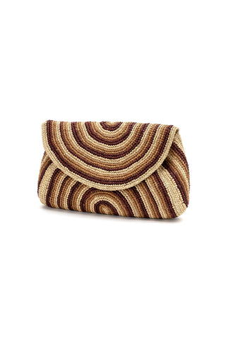 POCHETTE RAFIA MEZZALUNA