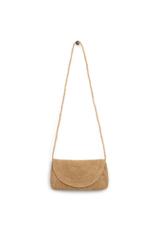 POCHETTE RAFIA MEZZALUNA