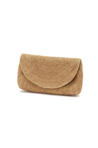 POCHETTE RAFIA MEZZALUNA