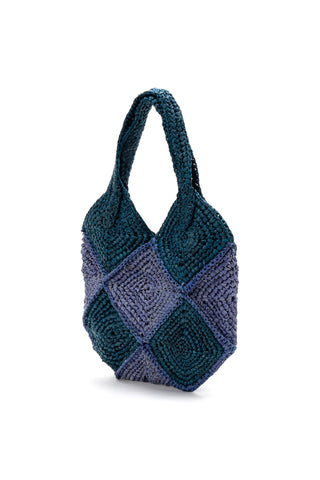 BORSA RAFIA ROMBI
