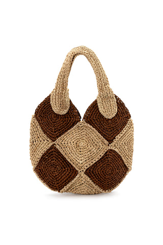 BORSA RAFIA ROMBI