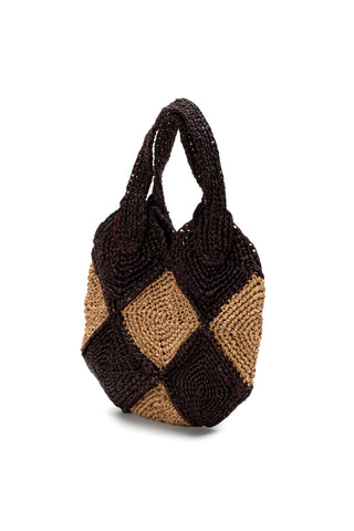 BORSA RAFIA ROMBI