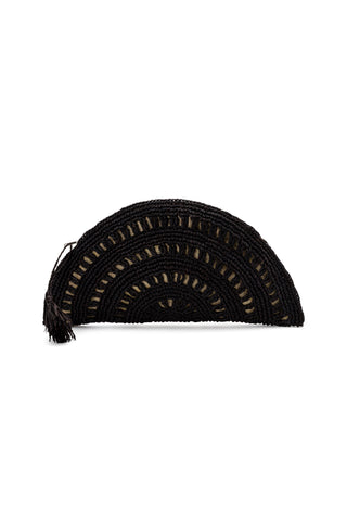 POCHETTE RAFIA VENTAGLIO