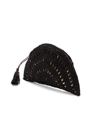 POCHETTE RAFIA VENTAGLIO