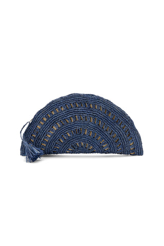POCHETTE RAFIA VENTAGLIO