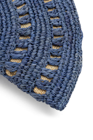 POCHETTE RAFIA VENTAGLIO