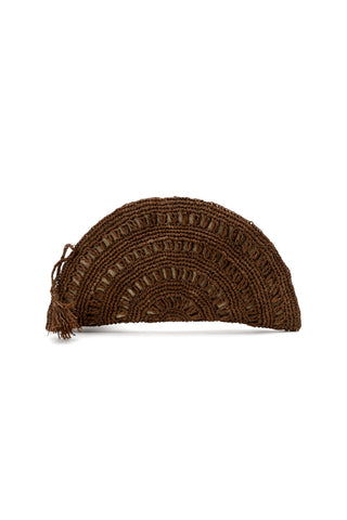 POCHETTE RAFIA VENTAGLIO
