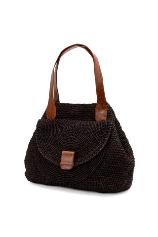 BOLSO TRAPECIO DE RAFIA