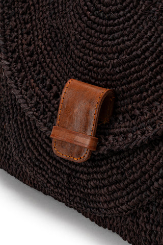 BOLSO TRAPECIO DE RAFIA