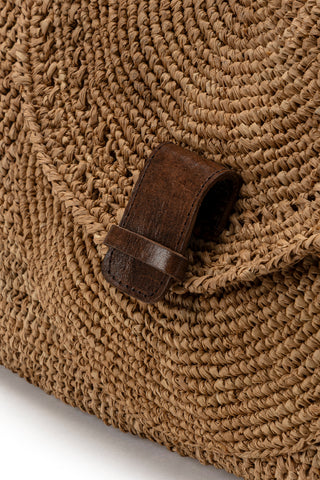 BOLSO TRAPECIO DE RAFIA