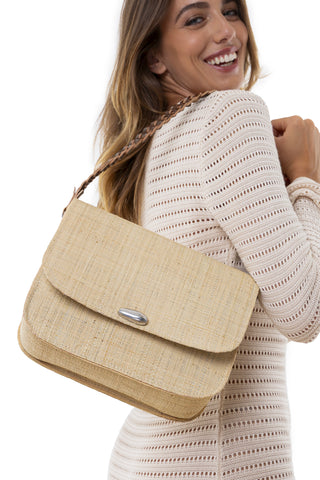 BORSA RAFIA CARTELLA
