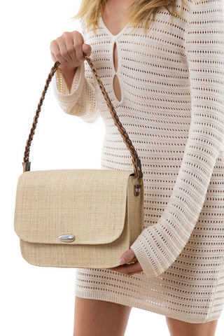 BORSA RAFIA CARTELLA
