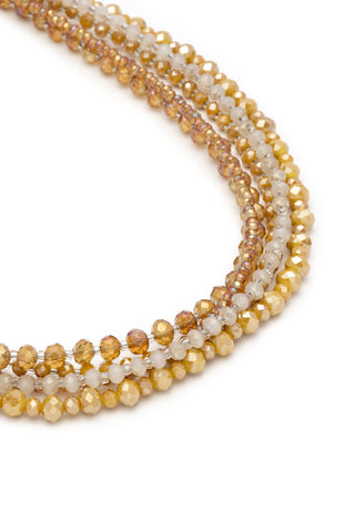 COLLANA MULTIFILO AMBRA