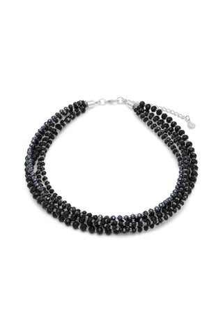 COLLANA MULTIFILO NERA