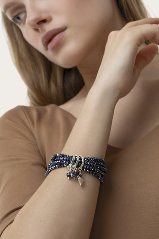 BRACCIALE CHARMS BLU