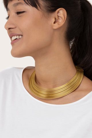 COLLANA RIGIDA MULTI FILI