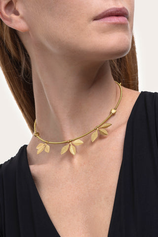 GIROCOLLO TRIS MICRO FOGLIE