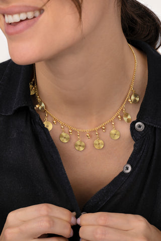 COLLANA SPIRALI PENDENTI