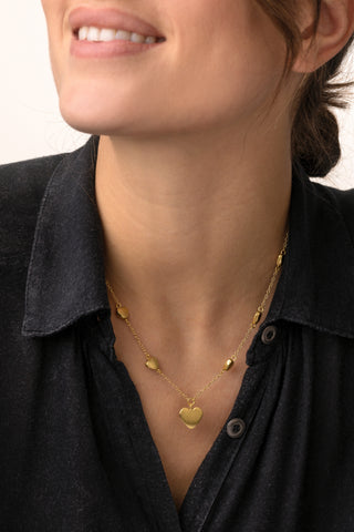 COLLANA CATENA CUORI