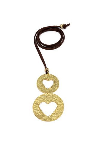 PENDENTE CUORI CUT OUT