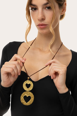 PENDENTE CUORI CUT OUT