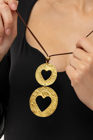 PENDENTE CUORI CUT OUT