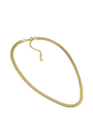 COLLANA SNAKE PIATTA