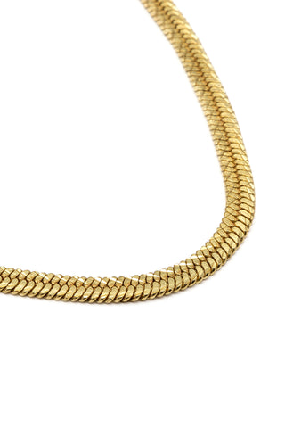 COLLANA SNAKE PIATTA