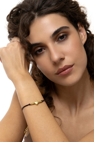 BRACCIALE DOPPIO FILO CUORE