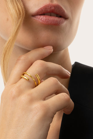 ANELLO SPIRALE IRREGOLARE