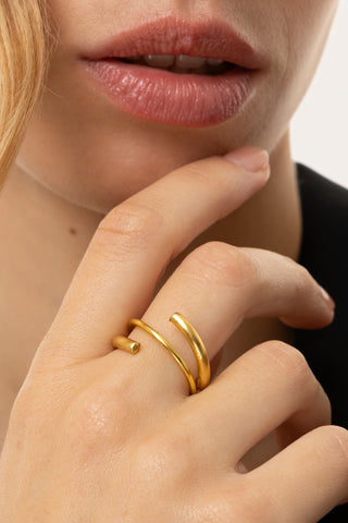 ANELLO SPIRALE IRREGOLARE